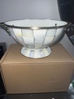 MACKENZIE-CHILDS Sterling Check Enamel Simply Anything Bowl BRAND NEW