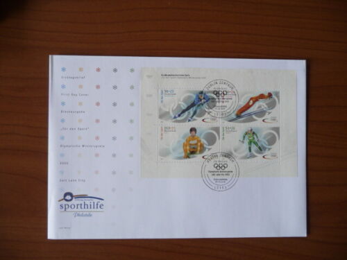 Germania - serie completa FDC Olimpiadi 2002 - 2 pics (m225b) - Photo 1 sur 1