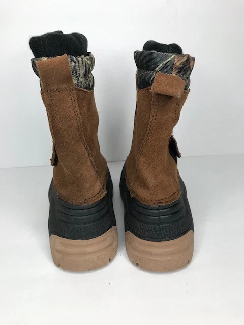 Botas deportivas de invierno cálidas Ozark Trail camuflaje forro extraíble marrón verde talla 5 Foto 3 de 4