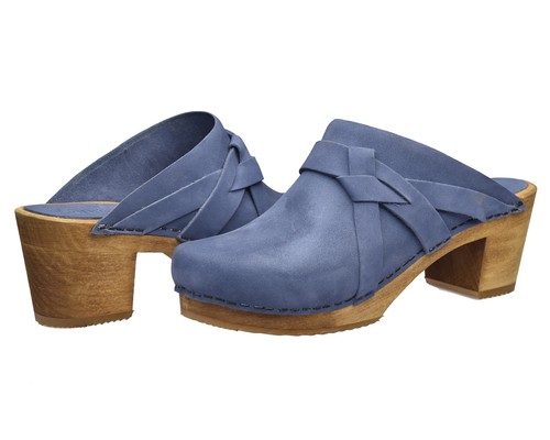 Sanita Wood Manuella Square Women Clogs | Slippers | garden shoes | Oiled Leathe - Picture 22 of 22