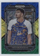 2023 Panini Prizm Draft Picks Choice Blue Yellow & Green Tristan Vukcevic 0v2h