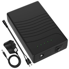 12V Power Bank Rechargeable 3000mAh Lithium Ion Battery Pack with Charger for