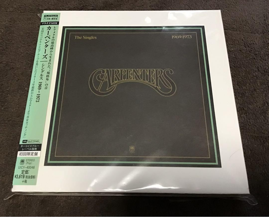 プラチナSHM-CD『カーペンターズ　シングルス　1969〜1973』アナログ Platinum Shm-Cd Carpenters Singles 1969 1973 Analog | eBay