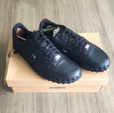 Nike x Jacquemus J Force 1 Low LX SP Black/Metallic Silver Leather DR0424-001