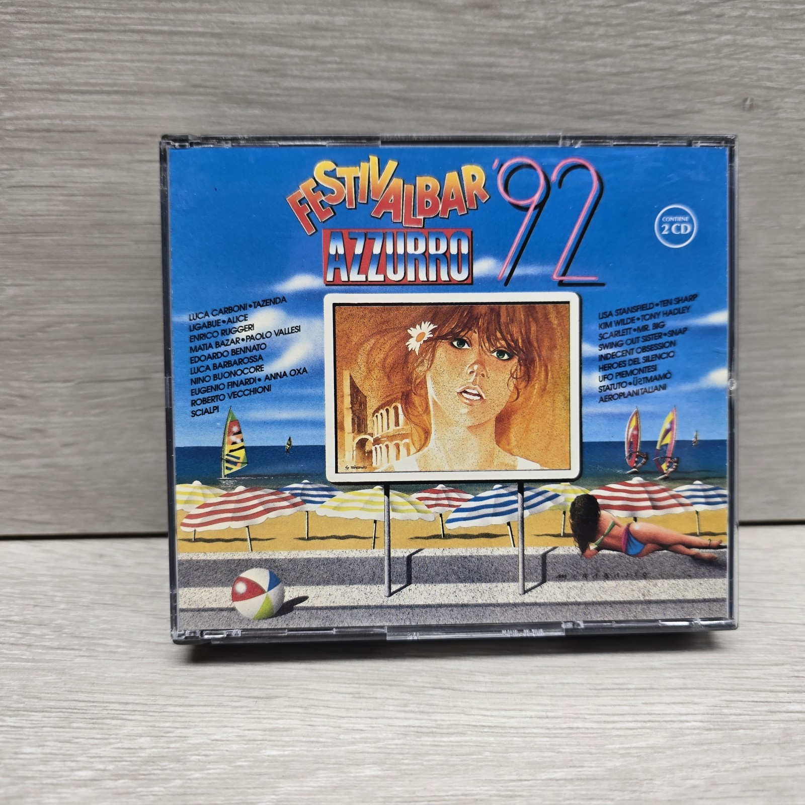FESTIVALBAR Azzurro 92 2 CD 1992 RCA Rare Italian Best Swing Out Sister Snap VGC