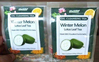 Winter Melon Lotus Leaf Tea Oil Cleansing Tea 40 Bags New X2