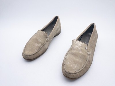 ara Damen Mokassin Slipper Schlupfschuh Halbschuh beige Gr. 38 EU Art. 33553-56