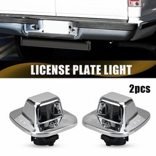 Chrome Tag Light License Plate Lamp For Chevy Gmc Ck Suburban Tahoe Yukon Ea