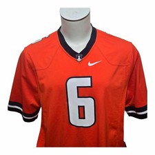 Nike Team Illinois Fighting Illini #6 Orange Football Jersey NCAA Men's XL, VHTF