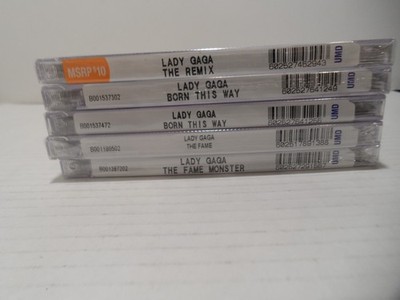 ''New''/''Sealed'' Lot of 5 Lady Gaga The Fame/The Fame Monster/Born This Way/Remix