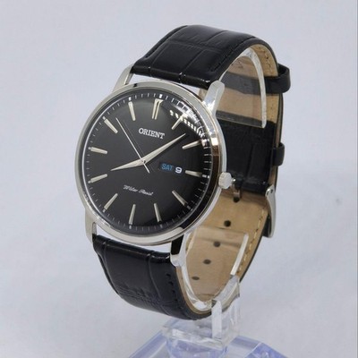 ORIENT overseas model 3 hand quartz wristwatch almost unused working condition