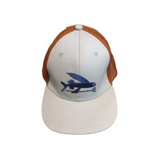 Patagonia Youth Fly Fishing Logo One Size Blue Kids Trucker Mesh Snapback