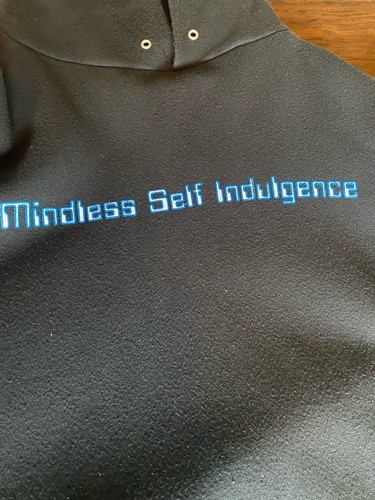 Mindless Self Indulgence SIGNED Breakdancer Hoodie 1999 Original Vintage XXL XL - Picture 3 of 14