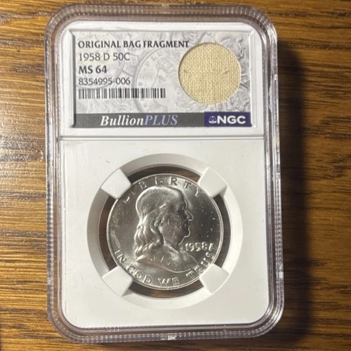 1958 Franklin Half Dollar — photo from the most recent tracked eBay sale