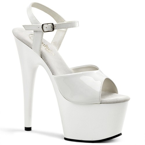 Pleaser Adore-709 7In Platform Ankle Strap Sandal Heel 2 3 4In