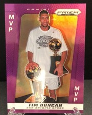 Tim Duncan 2024-25 Panini Prizm Deca Purple Prizm 50/99 MVP #300