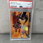 Fleer 1998 Ultra Michael Jordan #85 Chicago Bulls Basketball Card PSA 8