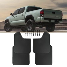 For Toyota Tacoma 95-24 4pcs Wide Rally Mud Flaps Splash Guards Black Mudguards For Toyota Tacoma 95-24 4pcs Wide Rally Mud Flaps Splash Guards Black Mudguards