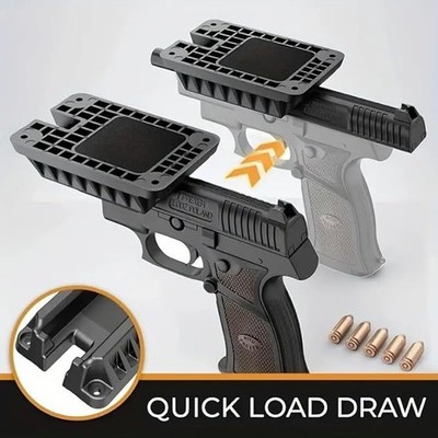 Gun Magnet Mount Quick Draw geladene magnetische Handpistole Holster versteckt