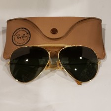 VINTAGE B L RAY BAN OUTDOORSMAN AVIATOR SUNGLASSES - FOR PARTS REPAIRS