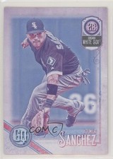 2018 Topps Gypsy Queen Missing Black Plate Yolmer Sanchez #49 za5