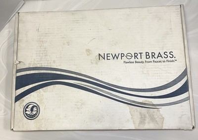 Newport Brass 2030/04 Cube 2 NOS Widespread Bathroom Faucet - Satin Brass New