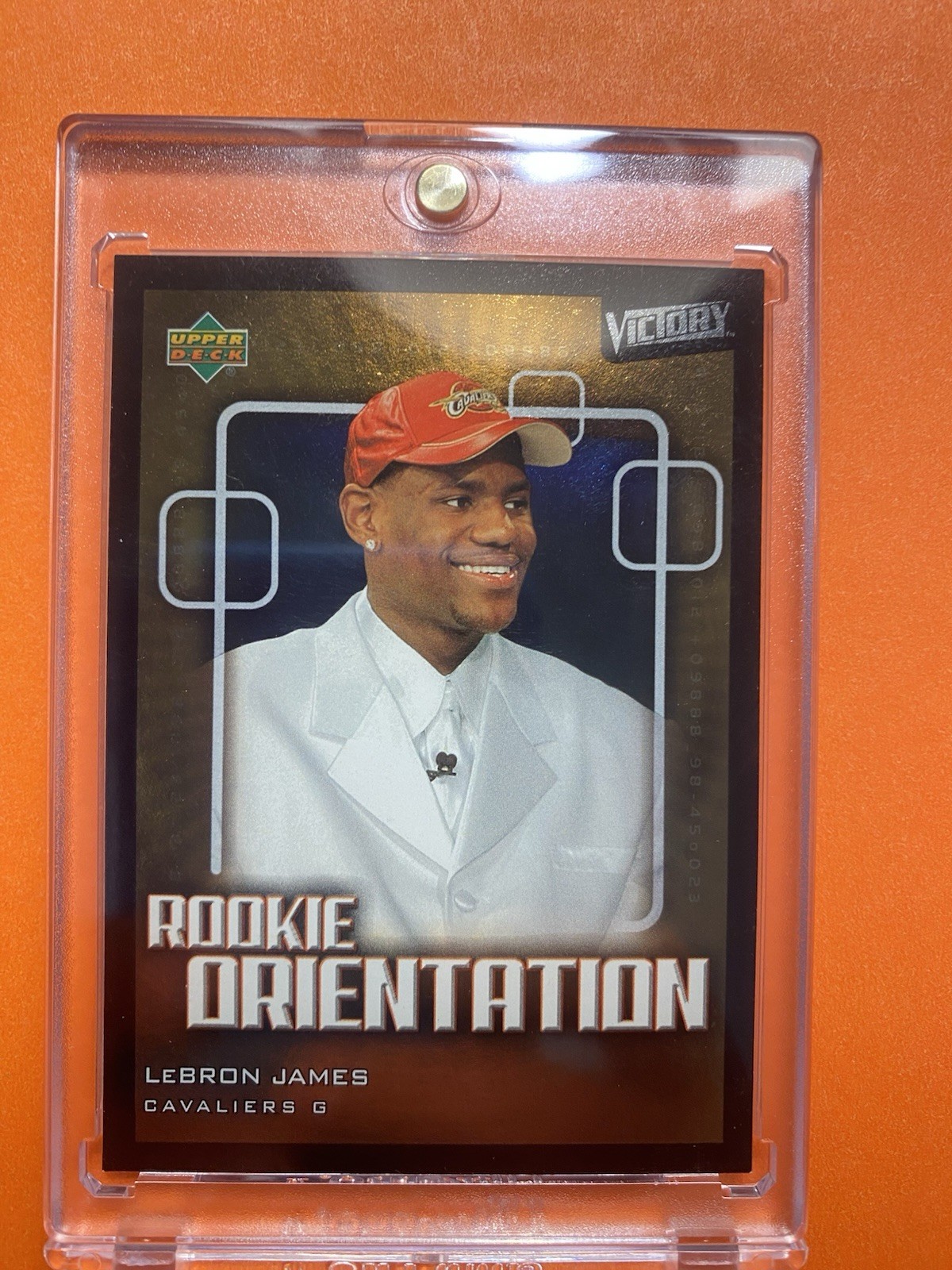 LeBron James 2003 Upper Deck Victory #101 Rookie Orientation