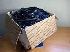 A box of Sata Cables weighs 9lbs
