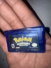 Pokemon Sapphire Version Authentic Nintendo Game Boy Advance