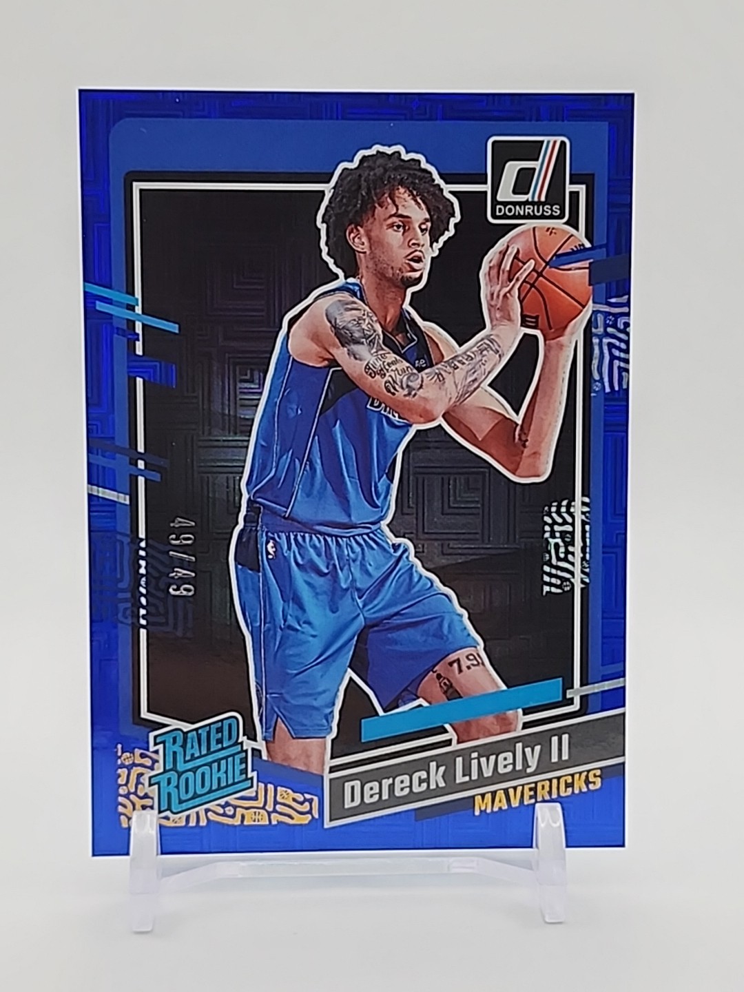 2023-24 Donruss #233 Dereck Lively II Choice Blue #/49