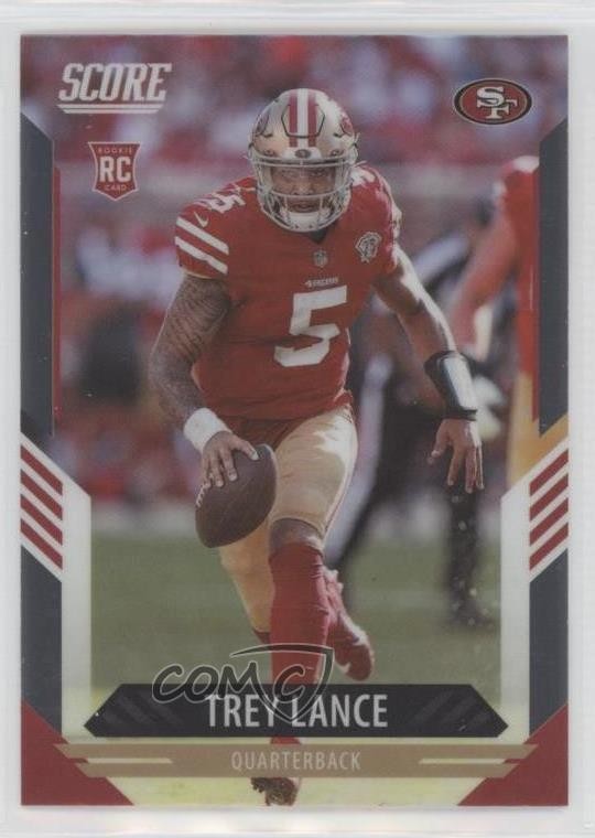 2021 Panini Chronicles Score Update Rookies Trey Lance #404 RC 1if9