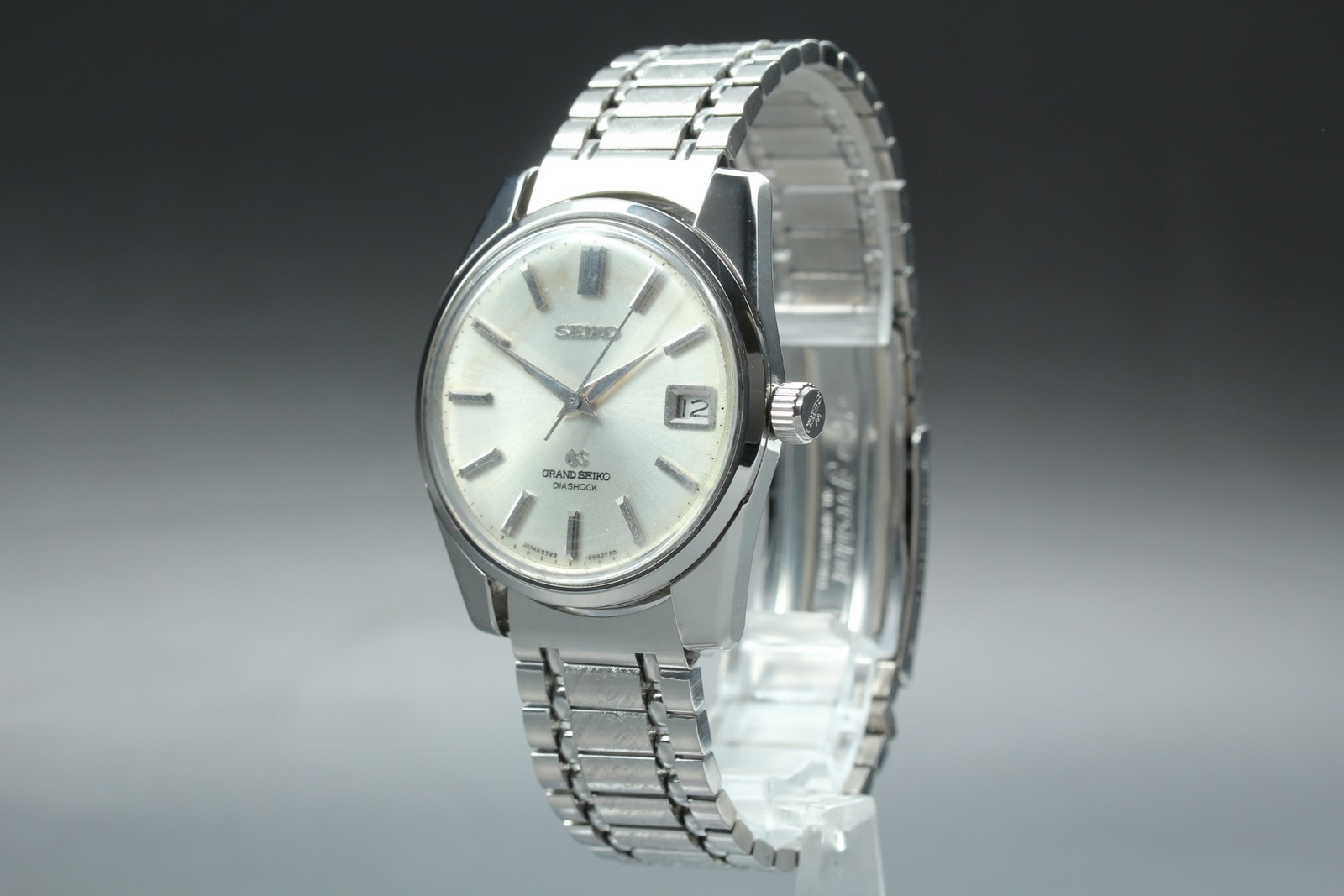OH!! GRAND SEIKO 5722-9991 36mm weiß Handaufzug Herrenuhr JP Vintage 1967 Exc+5