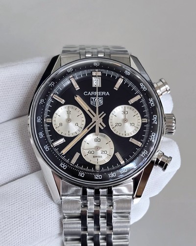 Tag Heuer Carrera Chronograph 39mm Black Dial Steel Men's Watch CBS2210.BA0048