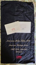 STEIFF DRAWSTRING DUST BAG AMERICAN PRIDE TEDDY 1909 NORTH AMERICAN EXCLUSIVE 