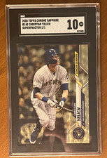 2020 Topps Chrome Sapphire -  Christian Yelich 1/1 Superfractor SGC Gem Mt 10