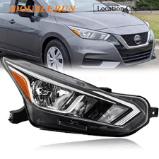 For 2020-2022 Nissan Versa S SV Halogen Headlight Assembly Right Passenger Side