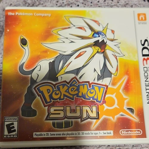 Pokémon Sun Nintendo 3DS Game CIB, case and cartridge.