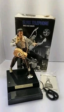 1996 TeleMania Elvis Presley Jail House Rock Singing Dancing Telephone W Box