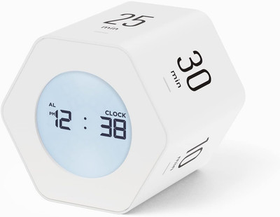 Multi-Hexagon Clock Cube Timer, Digital Clock Time Timer, Pomodoro Timers, Backl