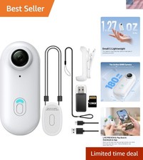 Thumb-Sized 128GB Body Camera - Compact Hands...