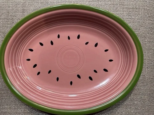 Vintage Fiestaware Watermelon Pink Platter