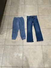 Lot Of Girls Bottoms, Jeans And Track Pants, Size 12, Barely Worn