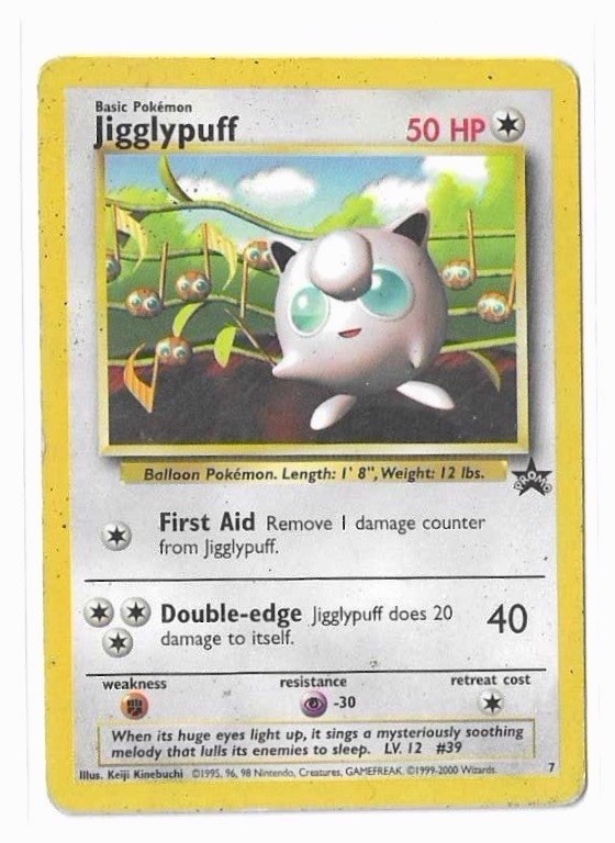 Pokémon TCG Jigglypuff 07/53 WoTC Promo MP
