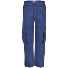 Kids Boys Youth BDU Ranger 6-Pocket Navy Combat Cargo Trousers Fashion Pant 5-13