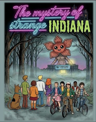 Stranger Things Scooby Doo Crossover Adult Colouring Book Mystery 80s Nostalgia