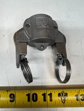 1" Saflok Cam & Groove 25DC Female Dust Cap VLK025 Stainless Steel Lock Handles