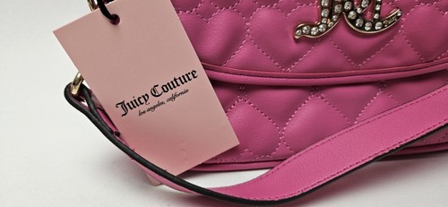 Juicy Couture Juicy Pink Straight From The Heart Shoulder Bag Handbag Purse NWT - Picture 4 of 11