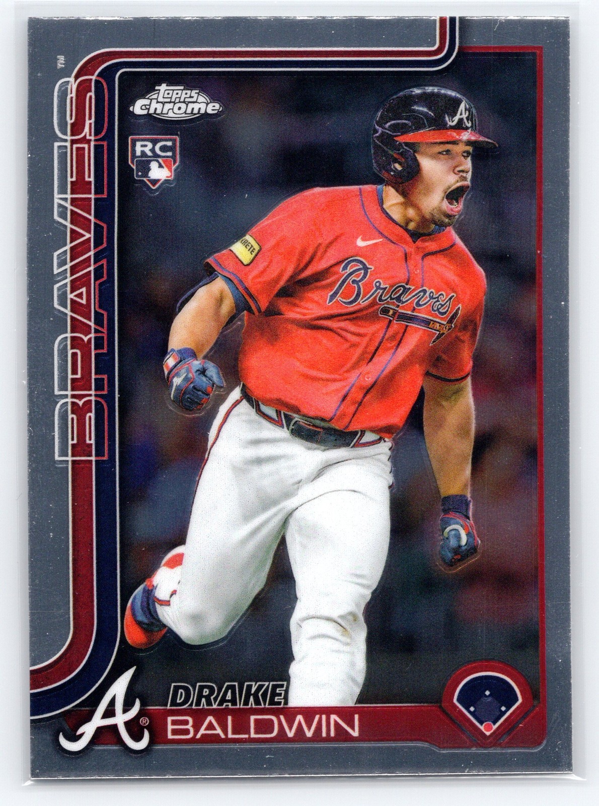 2025 Topps Chrome Update #USC96 Drake Baldwin Atlanta Braves Rookie