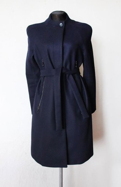 Women Cacharel Coat Black Wool 38