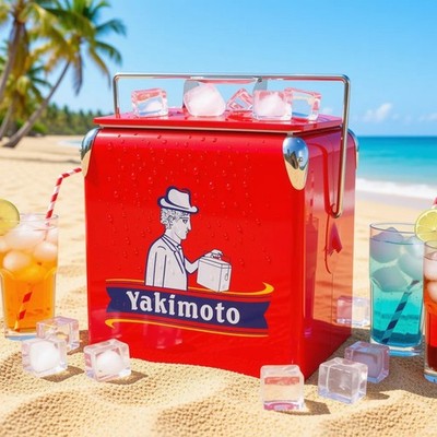 Yakimoto 14Qt Creative Outdoor Metal Legacy Cooler/Ice Chest- NEW